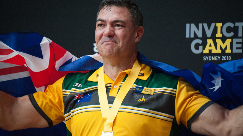 Invictus Games gold medallist and UNSW Canberra alumnus Ben Farinazzo represented Australia in the 2018 Invictus Games in Sydney. 