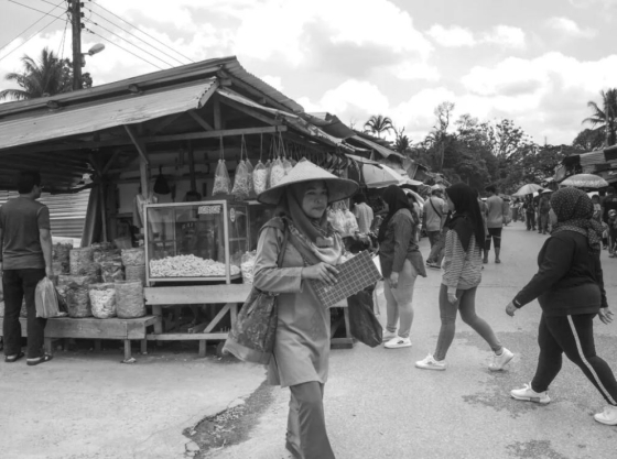 Indonesian woman in market